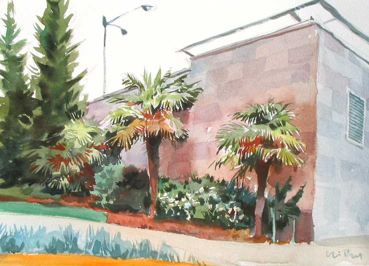 A south wall, Nanaimo', 11"x15", watercolour 250.00 unframed