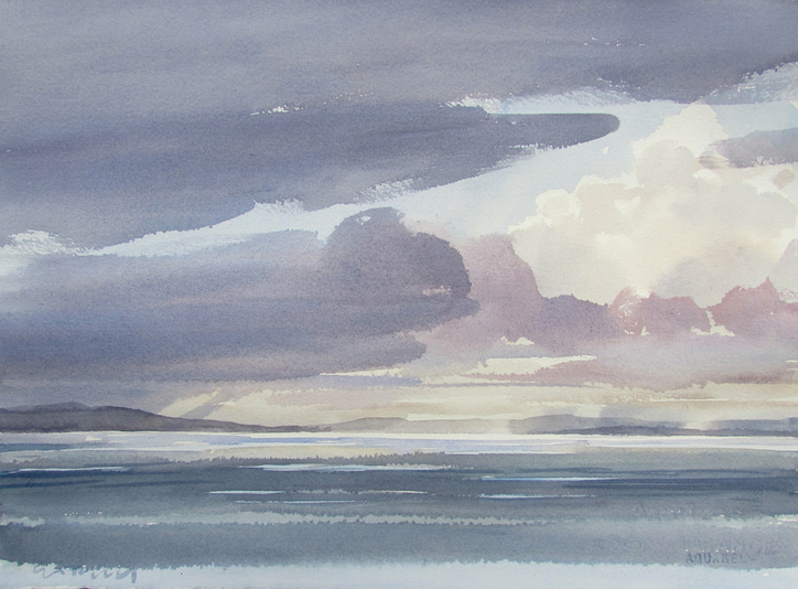 Toward Powell River From Courtenay 250.00 unframed