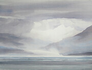 Ghost Mountain On Mainland 11x15 inch watercolour 250.00 unframed