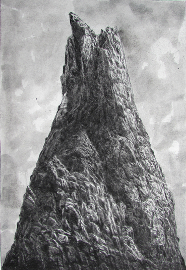 Rambler Junior, 8x12 inch drypoint intaglio print edition of 2